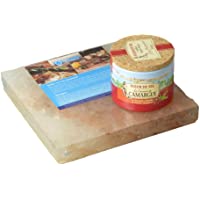 1 Sal BBQ Sal de piedra para asar + 1 Fleur De SEL Toba